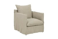 Copenhagen Special_ 1-Seater-Seater_ Armchair LC_ alyssa sand_ petito Black Chrome_ side