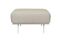 Noir_Footstool_80x60_Nancy_Soft_Grey_leg_SPK504_Sevdehan_Chrome_front