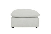 Starlight footstool_ Gaudi Light Beige_ Natural_ front