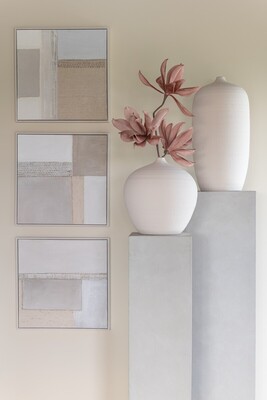 Abstrakcja tekstylna wabi-sabi