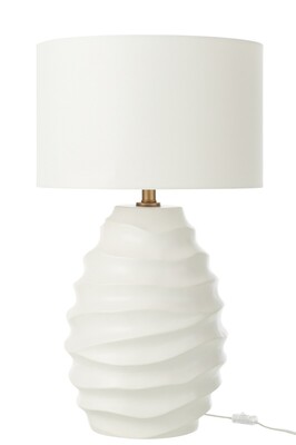 Lampa dekoracyjna z przestrzenną podstawą w stylu Modern Organic
