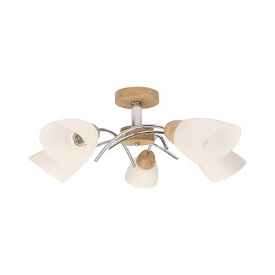 Oska-Lampa-Sufitowa-5xE27-Max-60W-Dab-Olejowany-Chrom-Metal-Bialy-Szklany-Klosz-4812_2