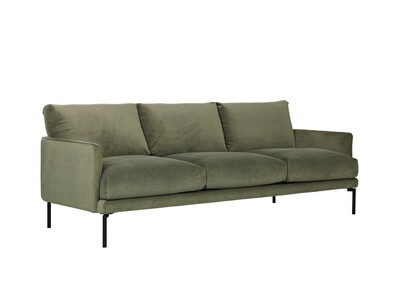 Elegancka Sofa Ravel w oliwkowy  kolorze 