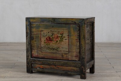 meble malowane ręcznie, wielokolorowe komody stare po naprawie M-71   TA18-7290-92-40-81 (6)